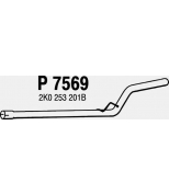 FENNO STEEL - P7569 - Трубопровод выпускной VW CADDY 1.9TDi 04-